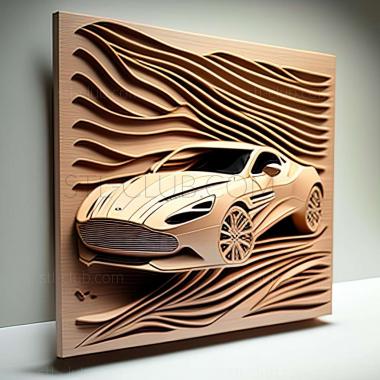 3D мадэль Aston Martin Vanquish (STL)